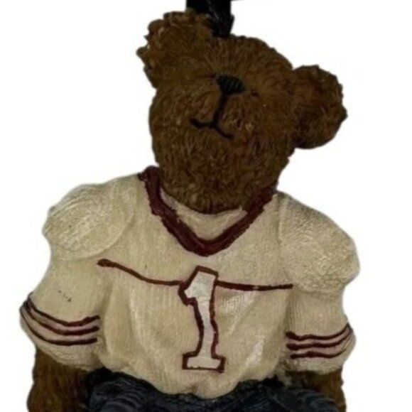 Boyds Bears 2004 Ornament Football Theme Teddy Bear Christmas Decoration - Picture 4 of 7